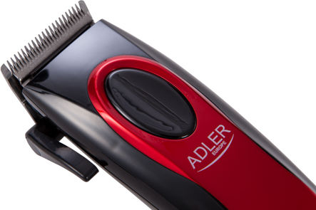 Adler Set Profesional Mașină de Tuns Electricitate Roșu AD 2825