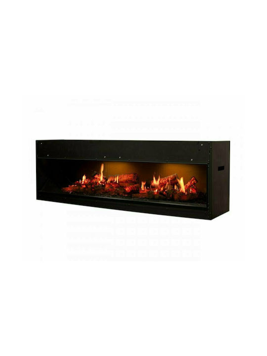 Dimplex Opti V Double Wall Mounted Electric Fireplace 70W 135.6x45cm Black