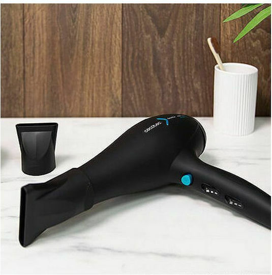 Cecotec Bamba IoniCare 5350 Ionic Επαγγελματικό Πιστολάκι Μαλλιών Turbo με Φυσούνα 2600W Black