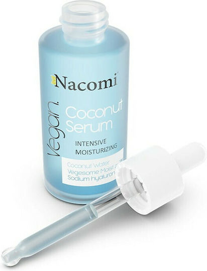 Nacomi Coconut Moisturizing & Anti-aging Serum Face with Hyaluronic Acid for Detoxification & Radiance 40ml