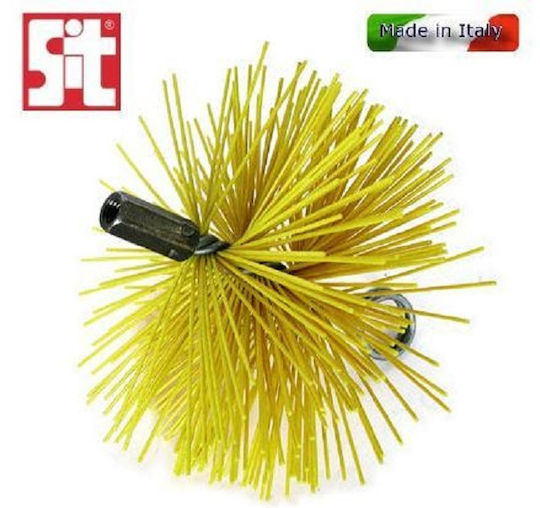 Sit Round Nylon Chimney Cleaning Brush with M12 Τhread Ø300mm