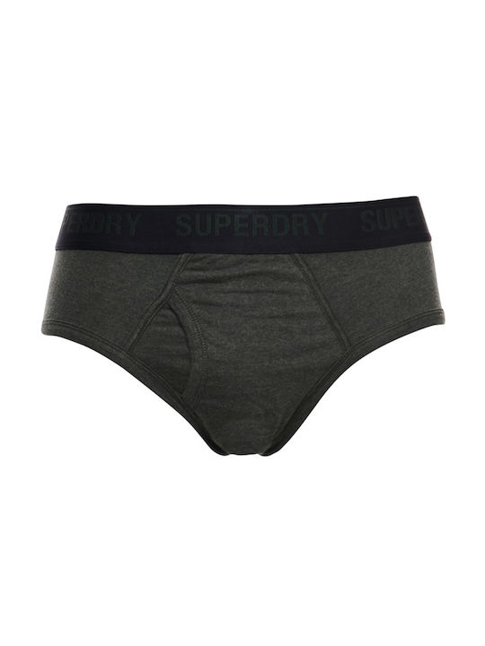 Men's Slips Black / Olive / Grey 3Pack