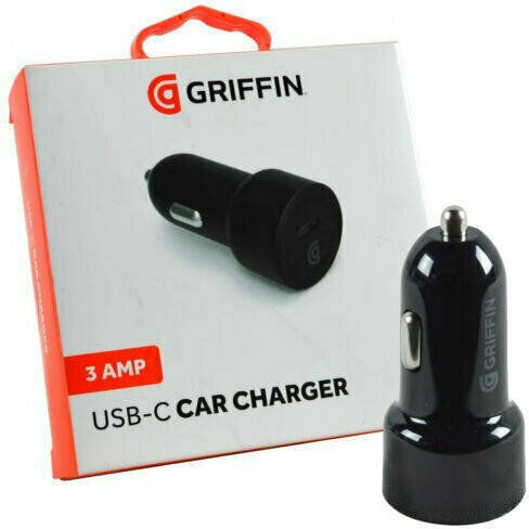 Griffin Griffin Încărcător Auto Cu Mufă De Brichetă 15W Cu O Portă 1xUSB-C Culoare Neagră