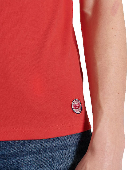 Collegiate Graphic Standard Weight T-Shirt Rot
