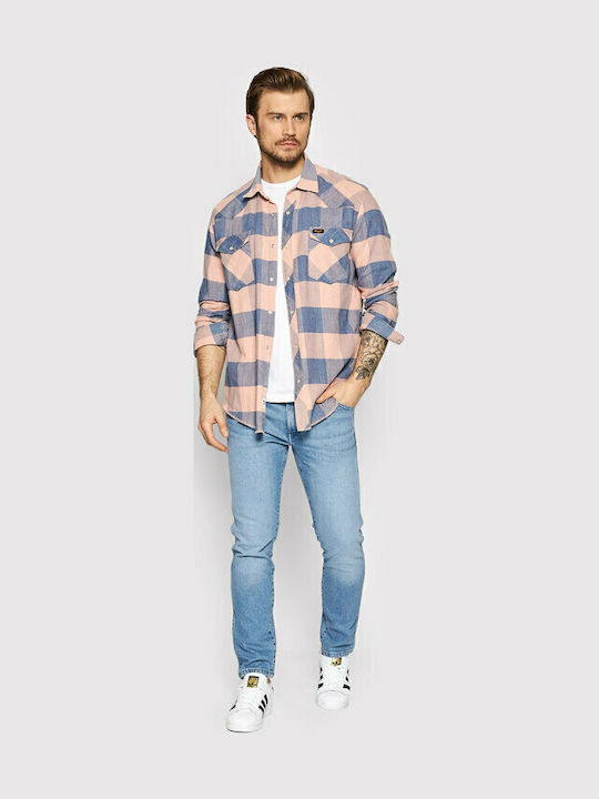 Larston Men's Jeans Pants with Slim Tapered Fit Blue