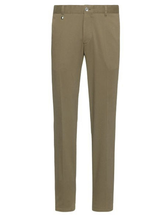 Hugo Boss Men's Trousers Chino Elastic in Slim Fit Beige