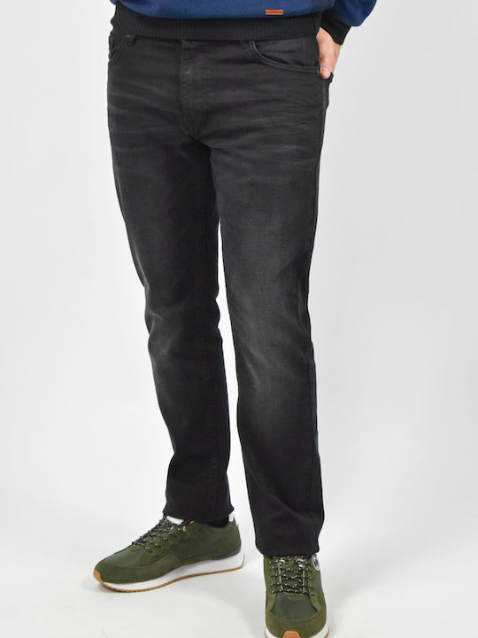 Men's Jeans Pants Elastic with Regular Fit Black