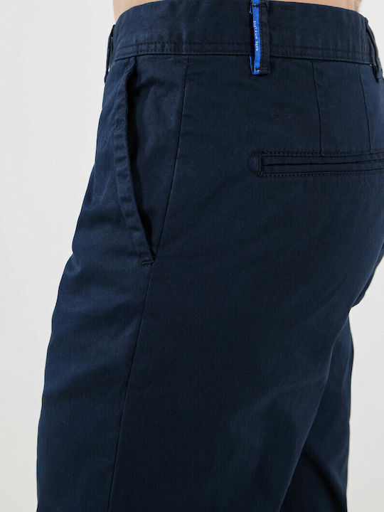 Mott Παντελόνι Chino Ελαστικό σε Slim Εφαρμογή Navy Μπλε