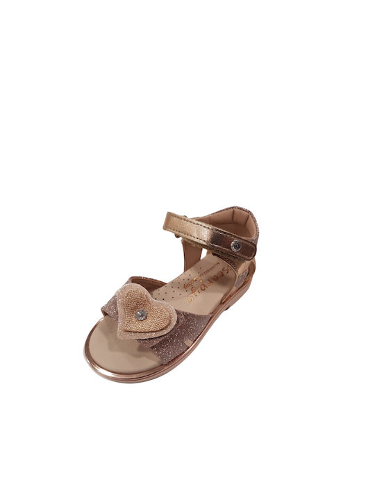 Scarpy Kinder Sandalen Gold