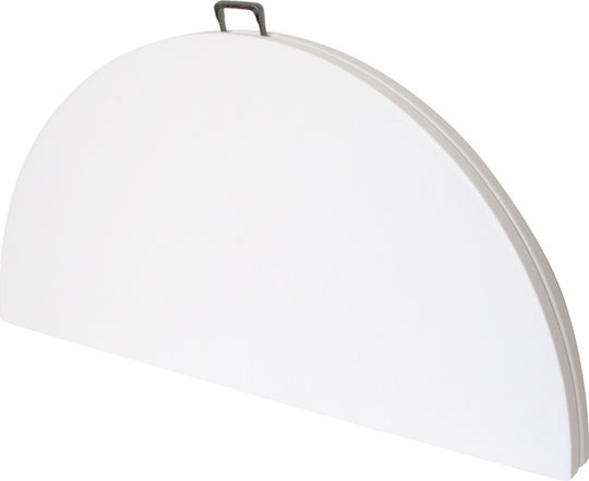 Tisch Verpflegung Zusammenklappbar 154x154x74cm Weiß Tisch Verpflegung Zusammenklappbar 154x154x74cm Weiß