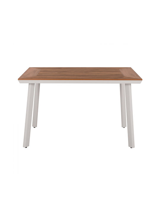 Маса Стабилна Polywood със Скелет от Алуминий С Polywood White 120x80x72.5бр