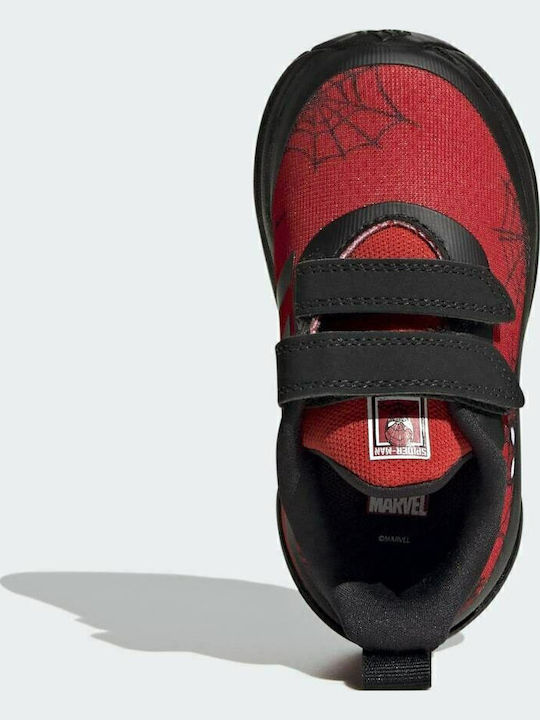 Fortarun Fortarun Kids Sports Shoes Running with Hoop & Loop Closure Vivid Red / Core Black / Cloud White