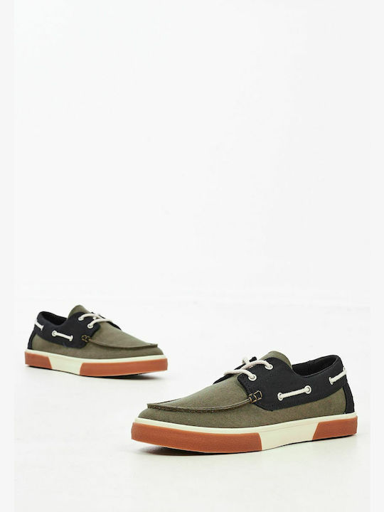 Ανδρικά Boat Shoes σε Πράσινο Χρώμα