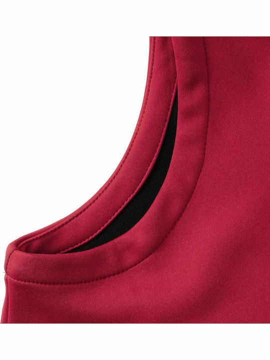 Russell Europe Αμάνικο Μπουφάν Softshell Αδιάβροχο και Αντιανεμικό Κόκκινο