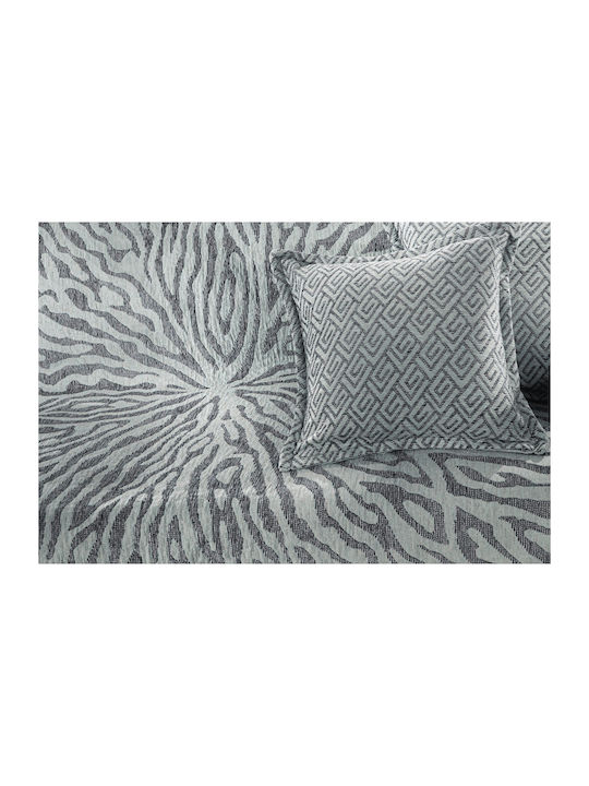 Guy Laroche Three-Seater Sofa Throw 2 Sides Orion 180x300cm Ocean