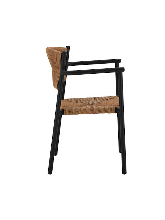 Outdoor Chair Aluminum Anthracite / Beige 55.5x50x77.5cm