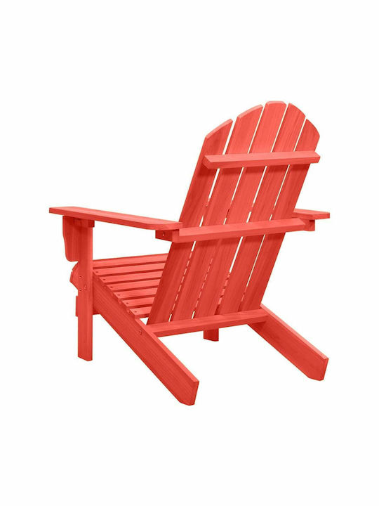 Hölzernes Adirondack Red 1Stück 70x91.5x92cm