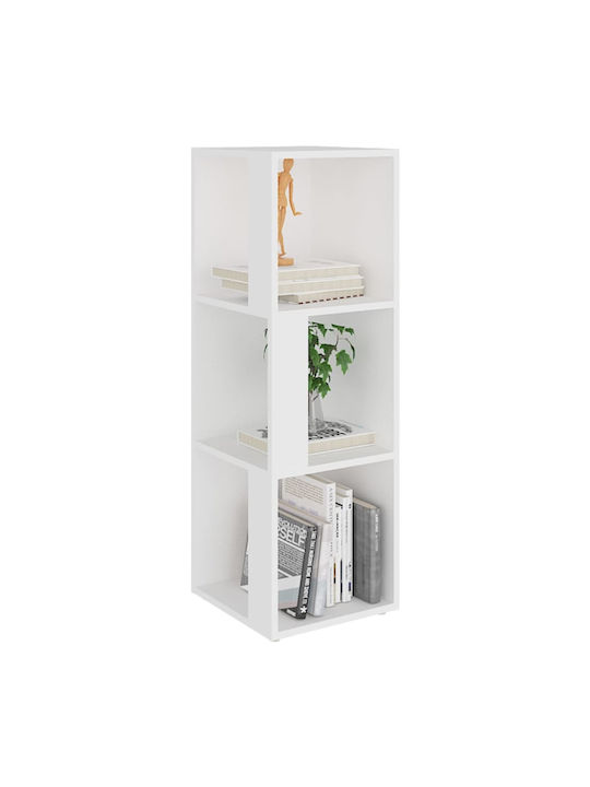 Bibliothek Weiß 33x33x100cm