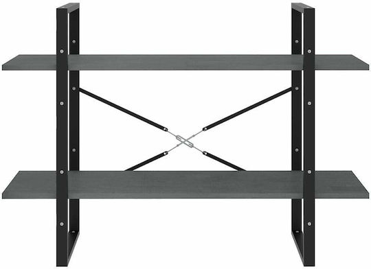 Библиотека Черно - Сив 100x30x70см