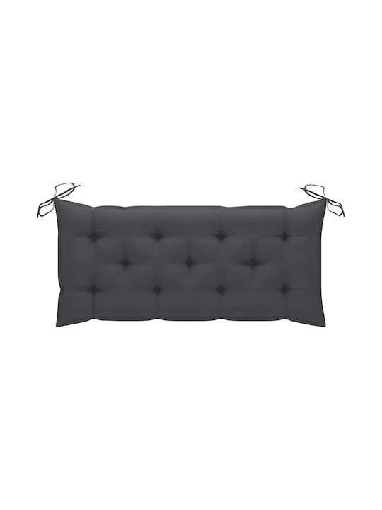 Bench Outdoor Bamboo with Pillows 118x38x45cm