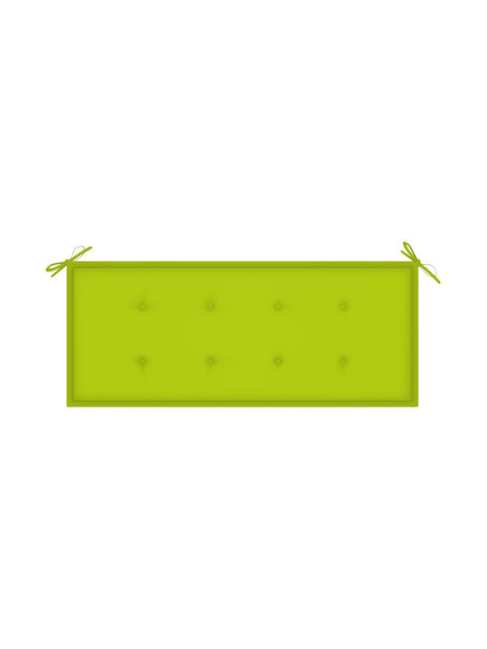 Bench Outdoor Bamboo with Pillows 118x38x45cm