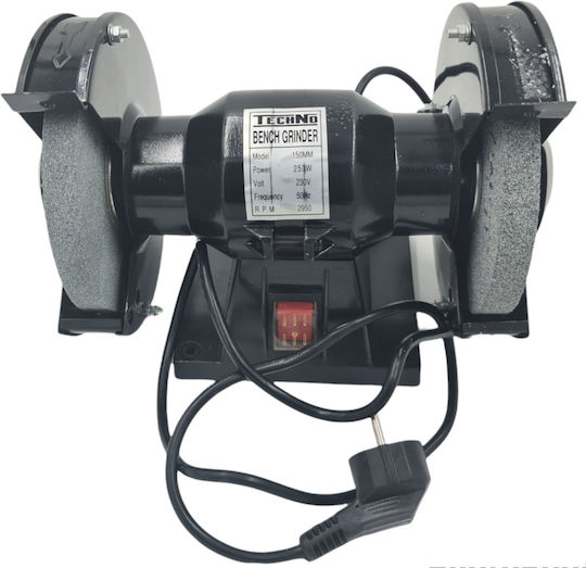 Δίδυμος Τροχός 125mm 500-2452 με Ισχύ 250 Watt