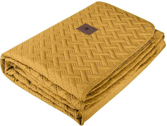 Greenwich Polo Club 2481 Κουβερλί Υπέρδιπλο Microfiber Ωχρα 220x240cm
