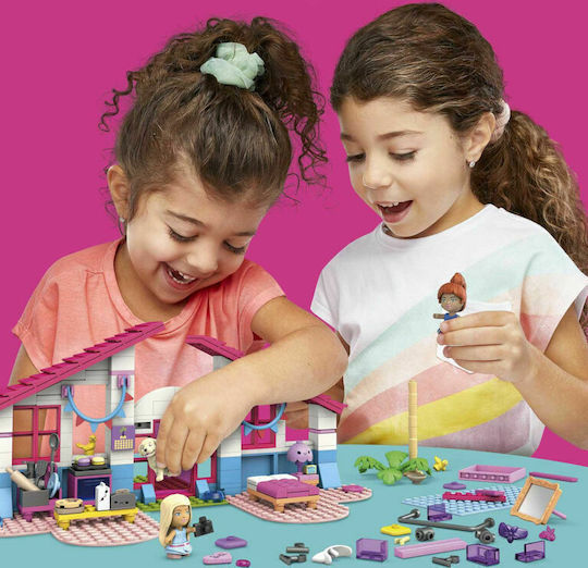 Mega Bloks Τουβλάκια Barbie Σπίτι Malibu για 5+ Ετών 303τμχ