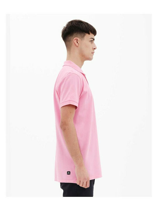 Polo Kurzarmbluse Rosa
