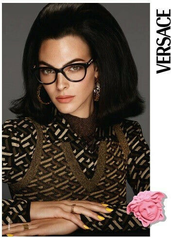 Versace Γυναικείος Κοκκάλινος Σκελετός Γυαλιών σε Μαύρο Χρώμα VE3304 GB1