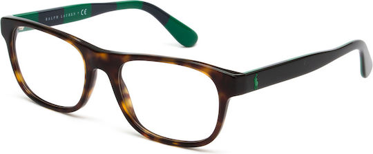 Ralph Lauren Plastic Eyeglass Frame Brown Tortoise PH2240 5003