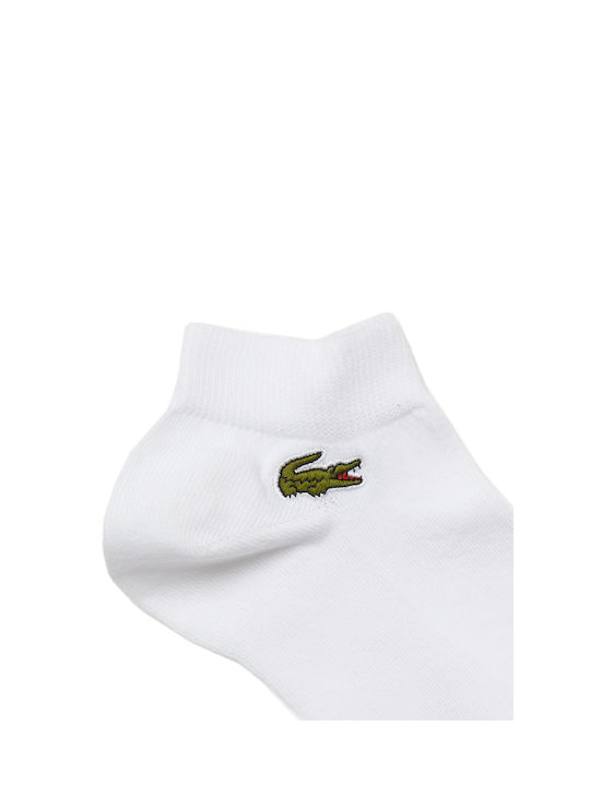 Lacoste Herren Einfarbige Socken White 3Pack