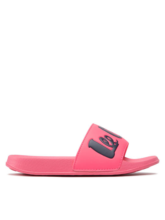 Lee Cooper Women's Slides Dark Fuchsia