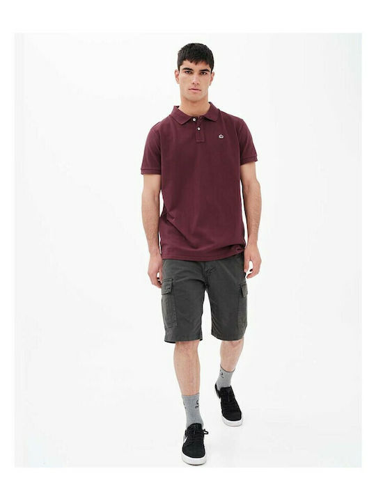 Polo T-Shirt Burgundisch 221.EM35.69GD-Wein