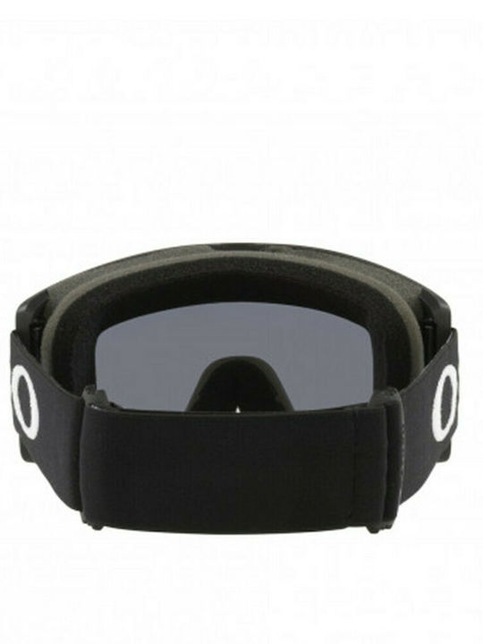 Adult Ski & Snowboard Goggles Black with Black Tint Lens