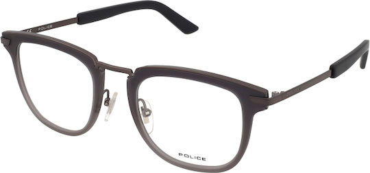 Police Halo Men's Grey Prescription Eyeglass Frame VPL566 0568