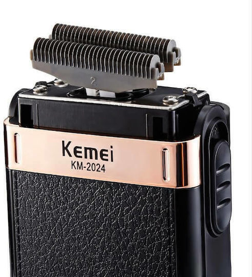 Kemei KM-2024 Foil Ξυριστική Μηχανή Προσώπου Επαναφορτιζόμενη