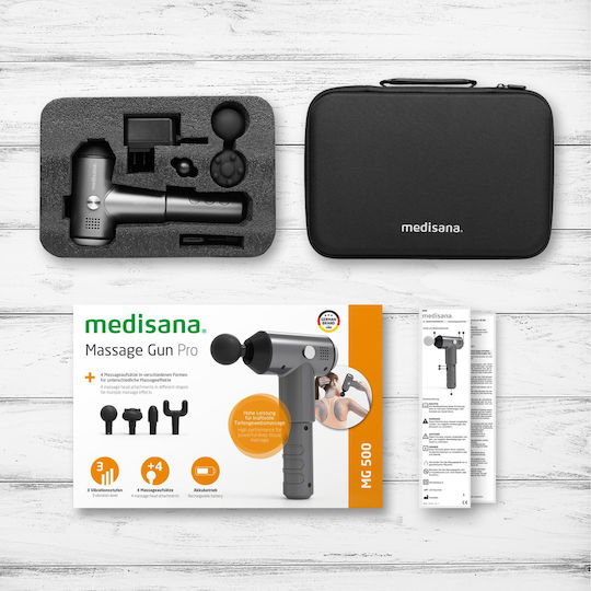 Medisana MG 500 Pro Gun Massage for the Legs, the Body & the Hands with Vibration