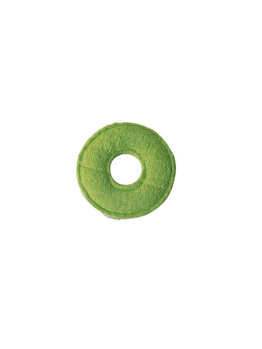 Pet Interest Loofah Ring Dog Toy Green