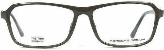 Porsche Design Women's Acetate Grey Prescription Eyeglass Frame P8267 A