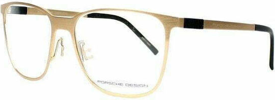 Porsche Design Männlich Metallisch Brillenrahmen Gold P8275 B