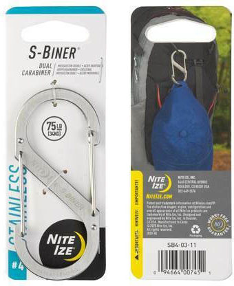 Niteize S-Biner Βοηθητικό Καραμπίνερ 1τμχ
