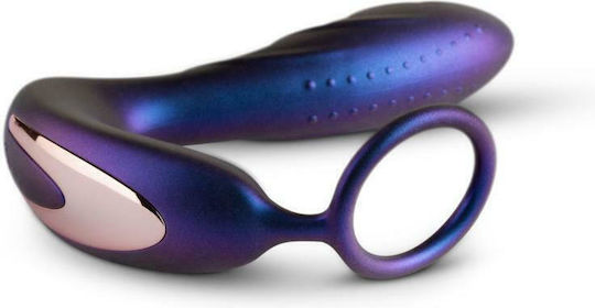 BigBuy Black Hole Vibrating Cock Ring Schwanz mit Analplug Lila