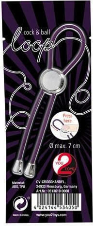 You2Toys Cock & Ball Loop Black