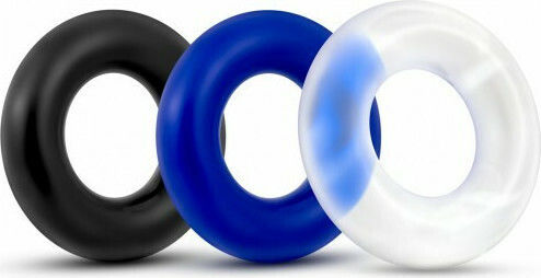 Blush Stay Hard Donut Cock Rings 3-Pack