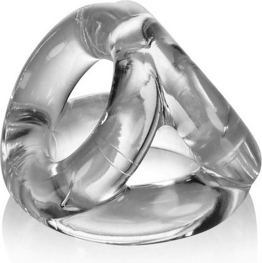Oxballs Tri-Sport Adjustable Fit Cocksling Clear