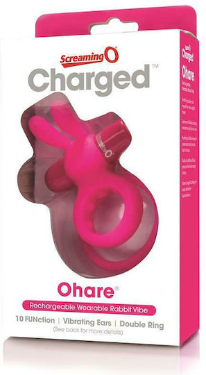 Screaming O O Hare Vibrating Penis Ring Pink