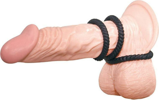You2Toys Lust 3 Cockrings Set Комплект Пръстени Петел Черен 3бр 05042970000