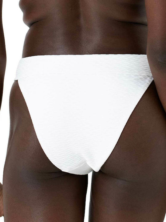 Novella Bikini Brasilien Hohe Taille Weiß