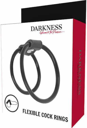 Darkness Flexible Cock RIngs Black